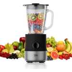 Beko 1.75L Table Blender, 800W, TBN 81808 BX, Glass Jug, Variable Speed Setting, Pulse Function, Anti-Slip Base, 4 Wings Stainless Steel Serrated Blades