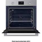 Samsung Pyrolysis NV68A1170BS Built-in Oven 68 L Energy Efficiency Class A Single Fan Catalytic Cleaning 8 Heating Types Including 20 Automatic Programmes Stainless Steel [Energy Class A]