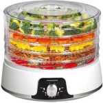 Vogatronix 6 Layer Food Dehydrator Vegetable Fruit Dryer Trays- Clear