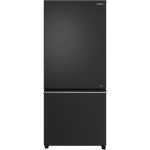 Panasonic 401L Fridge, 2 Star Prime Convertible AI Econavi 6-Stage Smart Inverter Frost-Free Double Door Bottom Mount Freezer Refrigerator NR-BK468BQKG