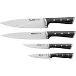 Tefal Ice Force K2324S74 Set of 4 Carving Knife 9 cm + 20 cm Chef Knife + 11 cm Paring Knife + 20 cm Chopping Knife