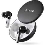Oraimo FreePods 4 ANC True Wireless Earbuds,Active Noise Cancellation Bluetooth Earphone,4-Mics ANC ENC Clear Call,Powerful Bass,35.5H Playtime with Fast Charge,IPX5 Waterproof+Customize EQs Via APP