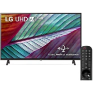 LG 43-inch UHD 4K TV, UR78 series, WebOS Smart AI ThinQ, Magic Remote, 3 Side Cinema, HDR10, HLG, AI Sound (5.1ch), 2 Pole stand, 43UR78006LL