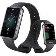 HONOR Band 9 Smart Watch, 1.57" Fitness Tracker, SpO2, Heart Rate, 96+ Sport Modes, 5ATM Waterproof, 14 Days Standy, Compatible with Android and iOS, Black