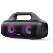 Soundcore Anker Select Pro, 30W Outdoor Bluetooth Speaker with BassUp Technology, IPX7 Waterproof, 16H Playtime, App, LED Lights, Built-in Handle, Portable Bluetooth Speaker for Outdoors, Camping