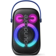 Soundcore Anker Rave Neo 2 Portable Speaker with 80W Stereo Sound, PartyCast 2.0, Light Show, IPX7 Waterproof (Floats on Water) 18H Playtime, Customizable EQ & Bass Up for Party, Tailgating, Backyard