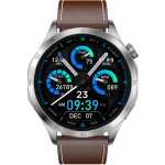 GREEN LION Optima Smart Watch, ChatGPT Function, AI WatchFace, Dynamic Island, Double Tap Function, NFC Access Control, Always On Screen, Wireless charger, 7 Days Standby - Brown