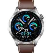 GREEN LION Optima Smart Watch, ChatGPT Function, AI WatchFace, Dynamic Island, Double Tap Function, NFC Access Control, Always On Screen, Wireless charger, 7 Days Standby - Brown