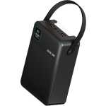 GREEN LION Thunder 80 Power Bank 80000 mAh / PD 20W Fast Charge / Powerful Flash Light / LED Digital Display / 4xUSB-A & 1xUSB-C Port / Long Life Battery / USB-C/Lightning/Micro Input - Black
