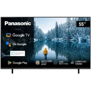 Panasonic 55 Inch LED Google TV TH55MX740M; (4K HDR UHD, HCX Processor, Dolby Atmos, Smart TV, Voice Assistant, Bluetooth, HDMI, USB), Black