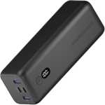Onyx Dual USB-C Power Bank 30000mAh PD 100W / Multi-Device Charging / Built-In Safeguard / Laptop Charger / Super Compact - Black