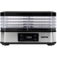 Geepas 520W Digital Food Dehydrator GFD63013UK – Food Dryer With 5 Large Trays, Adjustable Temperature & Timer Settings, Ideal For Fruit, Healthy Snacks, Vegetables, Meats & Chili, Bpa-Free - 2 Years Warranty