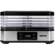 Geepas 520W Digital Food Dehydrator GFD63013UK – Food Dryer With 5 Large Trays, Adjustable Temperature & Timer Settings, Ideal For Fruit, Healthy Snacks, Vegetables, Meats & Chili, Bpa-Free - 2 Years Warranty