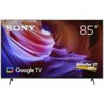 Sony 85 Inch 4K Ultra HD TV X85K Series: LED Smart Google TV with Dolby Vision HDR and Native 120HZ Refresh Rate KD85X85K- Latest Model