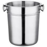 7.5ltr Stainless Steel Wine Champagne Ice Bucket With Knobs Bar Tool For Serving Ice At Home & Kitchen, Bar And Restaurants