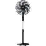 Midea 16 Inch Stand Fan, 3 Speed Settings, 50W, 2Hr Timer FS40-23MT - Black