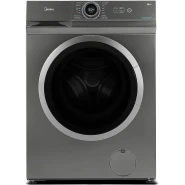 Midea 7KG Front Load Washing Machine with BLDC Inverter Motor, 1400 RPM, 15 Programs, Fully Automatic Washer with Lunar Dial, Integrated Digital Control-LED Display, Multiple Temperature MF100W70BTGCC