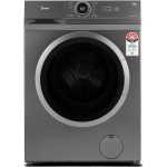 Midea 6KG Front Load Washing Machine with BLDC Inverter Motor, 1400 RPM, 15 Programs, Fully Automatic Washer with Lunar Dial, Integrated Digital Control-LED Display, Multiple Temperature MF100W60BTGCC
