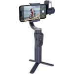 Porodo 3-Axis Ai Tracker & Light Gimbal Stabilizer - Black