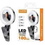 PLOKAMA U20 Selfie Light, Mini Ring Light, Small Clip On Ring Light, Portable LED Light For Phone, 3-Level Adjustable Brightness Mirror Clip For Selfie Light For Content With Cellphone Rear Camera Phone Selfies, IPad, Laptop, Photography