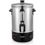 Saachi 10L Electric Water Boiler, Stainless Steel With Tap, Variable Temperature Control And Automatic Switch Off Built-in Dry Boil Protection External Water Gauge Non-drip Dispensing Tap Pilot Light Indicator Overheat Protection NL-WB-7310
