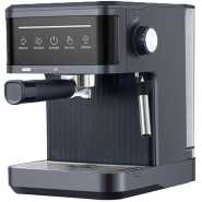 Nova Commercial Professional Coffee Maker Semi-automatic, Ready to Make Barista Mate Espresso Coffee Machine 20 Bar NTC Temperature Control- Black