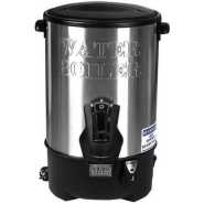 20 Litre Commercial Hot Water Boiler Tea Urn Warmer- Black -Silver