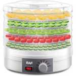 RAF Food Dehydrator Machine, Electric Fruit Dryer 5 Trays Adjustable Temperature Control With Roll Up And Mesh Tray, Dehydrators For Food And Jerky Meat Herbs Spice Vegetable Snacks