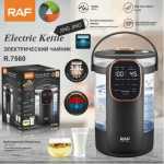 RAF 1000W 3.5L Borosillicate Window Glass Electric Kettle with Multi-Adjustable Double Intelligent Temperature Display Control Touch Screen Keep Warm Thermos Pot Electric Dispenser