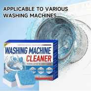 24 Pack Washing Machine Cleaner Fresh Tablets Dish Washer Deep Descaler Cleaning Detergent Tablets for HE Front Loader & Top Load Washer, Septic Safe Deodorizer, Clean Inside Drum And Laundry Tub Remove Residues, Stains, Grime & Freshen Your Washer