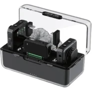 Green Lion GLM-Professional Wireless Microphone 7 Hours 360° Pick up, Compact & Portable, Environment Noise Cancellation
