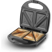 RAF 2 Slice Sandwich maker Non Stick Surface Bread Toaster Baker Stainless Steel Top & Dual Heating
