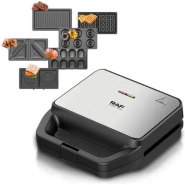 RAF 5-in-1 Sandwich Maker Pattern Sandwich, Waffle, Panini Grill, Doughnut Maker Portable Breakfast Electric Home Appliances