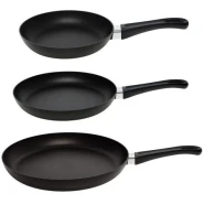 3 Pieces Of 20/24/28 cm Non-stick Fry Pan Set, Free of PFOA, Lead & Cadmium Coating, Induction Cooktop Ready, Stay-cool Handle, Even Heat Dishwasher Safe