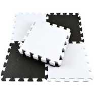 12 Pieces 30.5 X 30.5cm Padding Non-Slip Interlocking Puzzle Foam Floor Tiles For Home Plush Gym, Baby Playroom Exercise Mat Cushion Rugs Noise Reduction Carpet