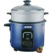 AVINAS 6L Electric Pot Style Rice Cooker Steamer Multicooker with Rice Measuring Cup/Scoop Aluminium Steamer Tray 90cm Pure Copper Charging Wire BS Plug
