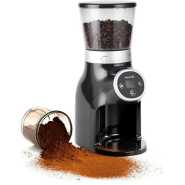 Saachi Coffee Grinder Spices & Herbs with 31 Grind Settings, Energy Saving Mode and Anti-Splash System for Easy Cleaning With Digital Control Panel- Multicolor