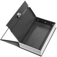 26.5 x 19.7 x 6.5cm , KBS-803 ,1 Piece Of Diversion Dictionary Metal Hidden Safe Box Book Can with Security Combination Lock+Key Lock Money Hide Secret Security Safe With Combination Lock Cash Money Coin Storage Jewelry Key Locker Kid Gift