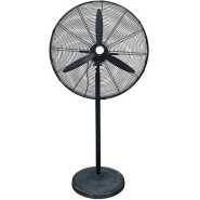 FS750 26inch/750MM 280W Copper Motor Industrial Electric Fan Factory Stand Floor Fan High Power Wind Fan With Shaker Column Fan Three Speed Industrial Fan Heavy Duty Metal - Black