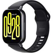 Redmi Xiaomi Watch 5 Active Midnight BT Calling with 3 mic ENC 2 Inch HD Screen HyperOS connectivity Metal body 18 days of Battery Life 200 Watch Faces IPX8 rating 140 Sports Modes Heart Rate Period Cycle Monitor