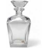 Beautiful Crystal Square Decanter For Wine Whiskey Liquor With Stopper With Nice Square Base For Bourbon and Scotch Decanter Bottle Gift Set