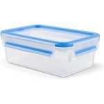 TEFAL 1L Rectangular Master Seal Plastic Food Storage Container, Keeps Food Fresher for Longer and 100 Percent Leakproof, K3021212