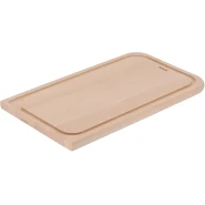 TEFAL Wooden Chopping Board, FSC Certified Beech Wood, Robust Kitchen Utensil, Juice Groove, Medium, 41 x 24 x 2 cm, Comfort-K2215504