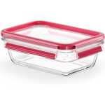 TEFAL 700ml Rectangular Master Seal Fresh Glass, Food Container, Food Storage, Stackable, Compatible with Oven and Freezer, N1040610
