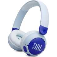 JBL Junior 320BT - Wireless on-Ear Kids Headphones Safe Sound (<85dB), Fit for Kids, Parental Control with Customizable Volume & Playtime and 50Hr Battery Life (Blue)