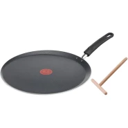 TEFAL Easy Cook and Clean Crepe Pan 34 cm, Distributor, Non-Stick Coating, Suitable for All Heat Sources Except Induction- B5549712