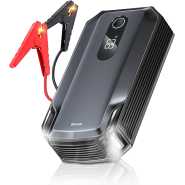 Baseus Super Energy Max Car Jump Starter, Digital Display 2000A Peak Current 20000mAh Battery Charger 12V (8.0L Gas or 4.0L Diesel) with Jumper Cables