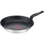 TEFAL Primary Frying Pan, 26 cm Stainless Steel Coated, Titanium Cookware, Non-stick, E3090504