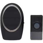 Wireless Door Bell With Remote Plug In Door Bell 1 Receiver 1 Push Button Cordless Waterproof Door Chime,