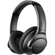 Soundcore Anker Life Q20 Hybrid Active Noise Cancelling Headphones, Wireless Over Ear Bluetooth Headphones, 70H Playtime, Hi-Res Audio, Deep Bass, Memory Foam Ear Cups, Travel, Office